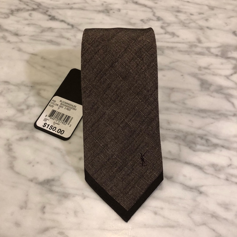 NEW Men’s YSL skinny tie